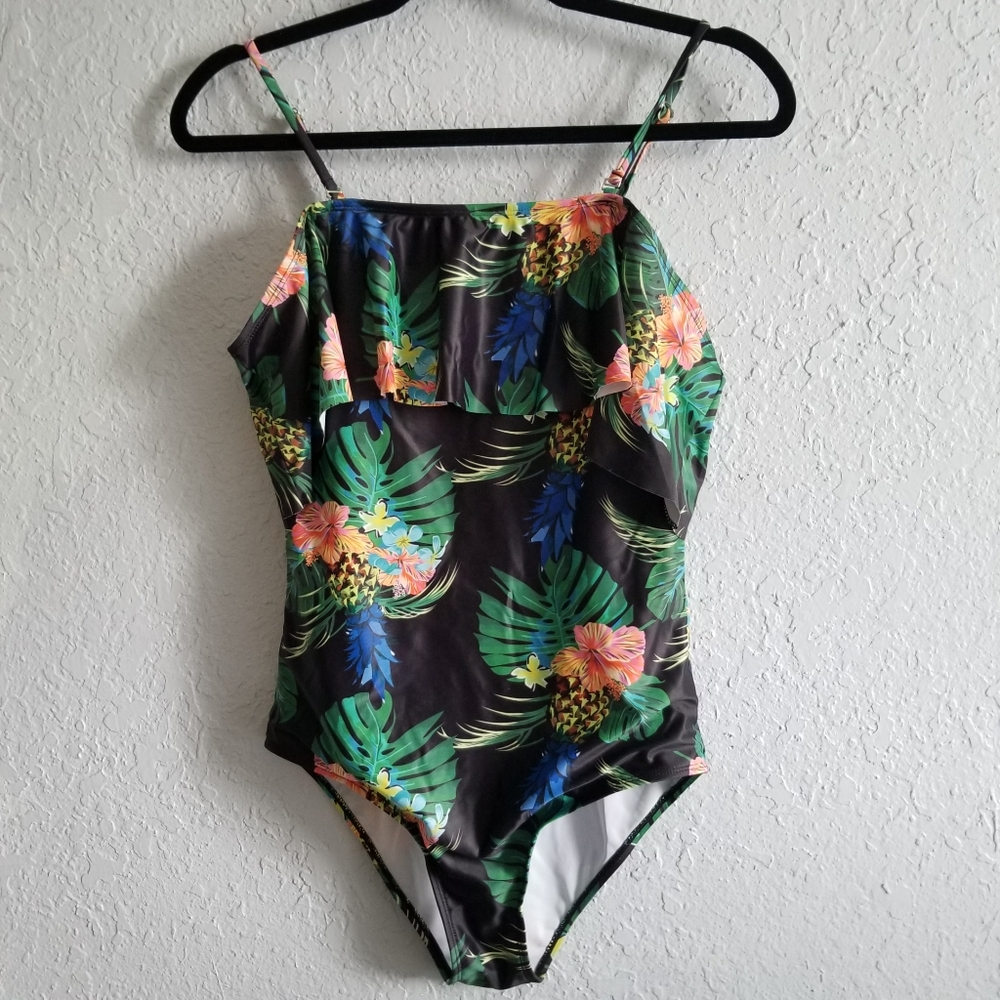 Tropical One Piece Swimsuit